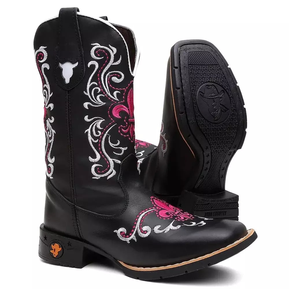 Bota Texana Feminina "Orquídea Rosa" - Esporatto